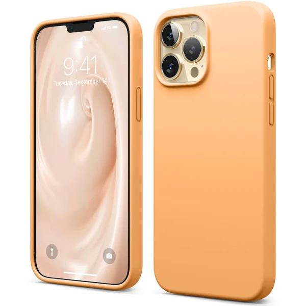 elago Soft Silicone Orange Case - For iPhone 13 Pro Max