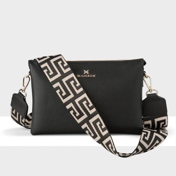 Avery 3 Compartment Crossbody Bag + Graphic Bag Strap