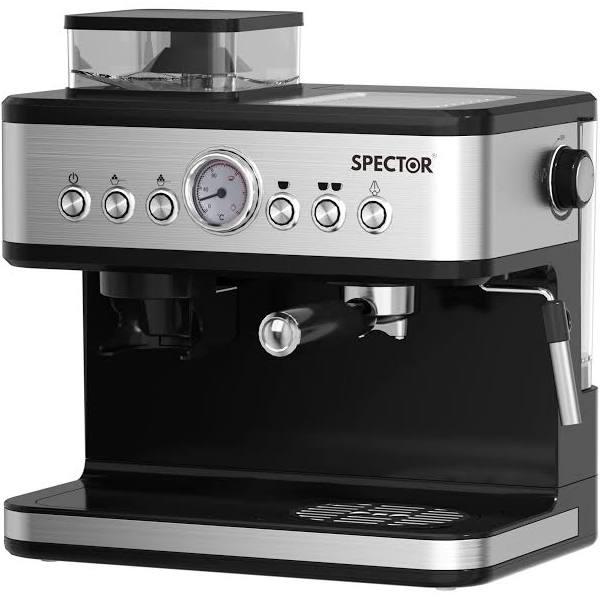 Spector Coffee Machine Espresso Capsule 2 in 1 Maker Bean Grinder Flat White