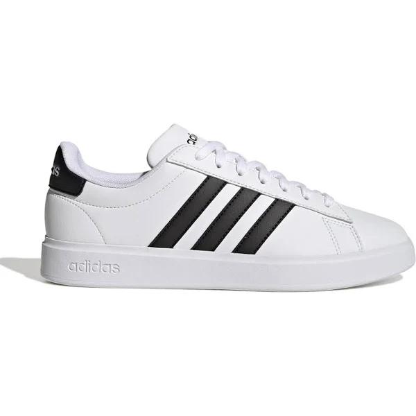 Adidas Grand Court Cloudfoam Comfort Shoes White / Black / White 10.5 - Men Tennis Trainers