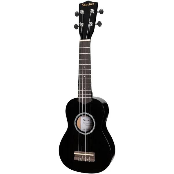 Sanchez 'Colour Series' Soprano Ukulele (Black)