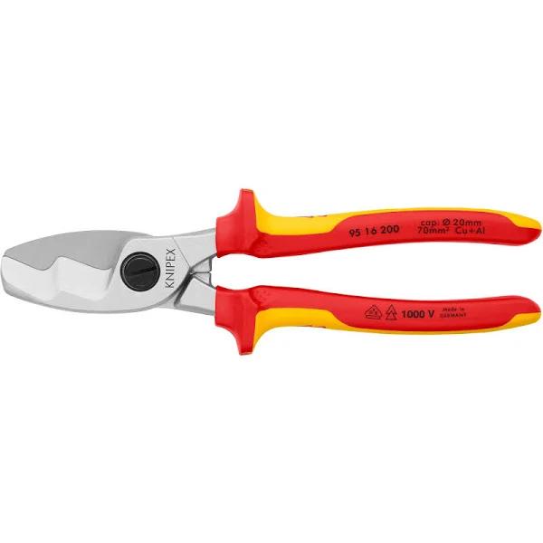 Knipex 200 mm Cable Shears Silver