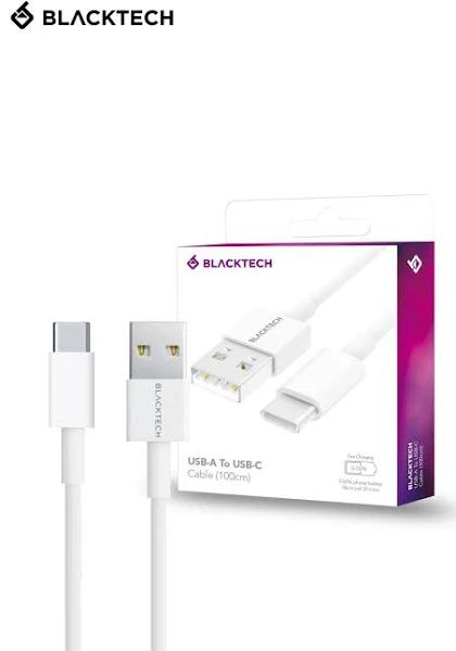 Blacktech USB-A To Lighting Type C Micro USB Fast Charging Cable USB-A To Type C / 30 cm