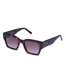 David Jones Oroton Stevie Tort Rectangle Sunglasses in Signature Tort