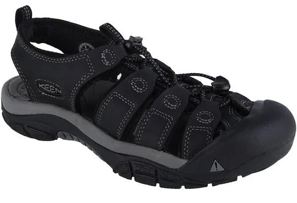 Keen Newport Mens Sandals - Black Steel Grey - 8HUS