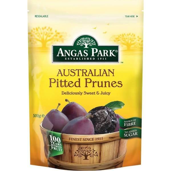 Angas Park Prunes Pitted Resealable 500g