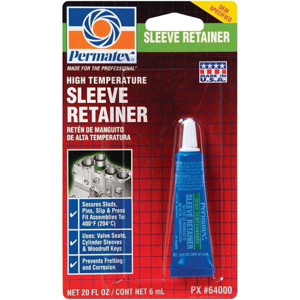 Permatex P1364000 Sleeve Retainer 6ml Tube