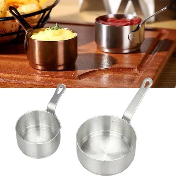 Coffee Milk Pot Stainless Steel Frying Mini Sauce Pan Non Stick