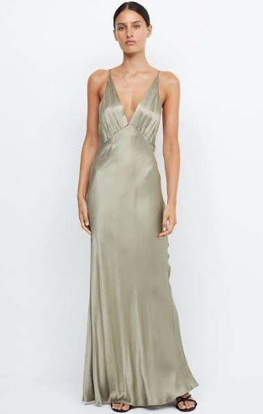 Bec + Bridge Moon Dance V Maxi Dress 18 Sage AU538719