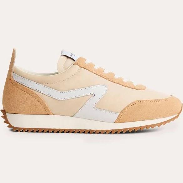 Rag & Bone - Retro Runner suede-paneled Recycled Shell Sneakers Neutral - EU 36