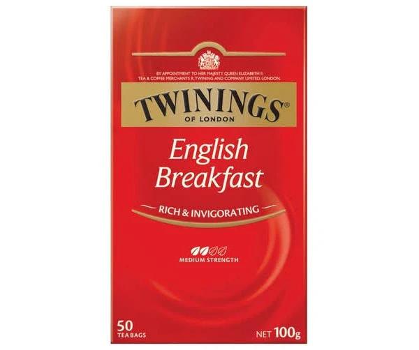 Twinings English Breakfast Tea Bags 50 Pack