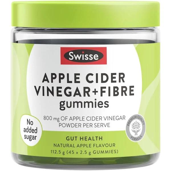 Swisse Apple Cider Vinegar + Fibre Gummies 45 Pack