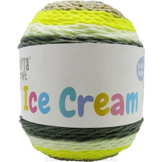 Ice Cream Yarn 200g 380m 8ply - Lemon Meringue