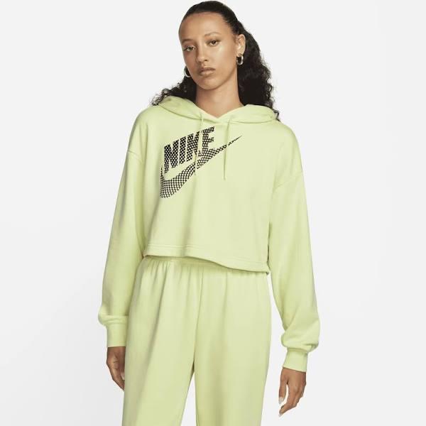 Nike Women's Nike Sportswear Cropped Fleece Dance Hoodie Luminous Green