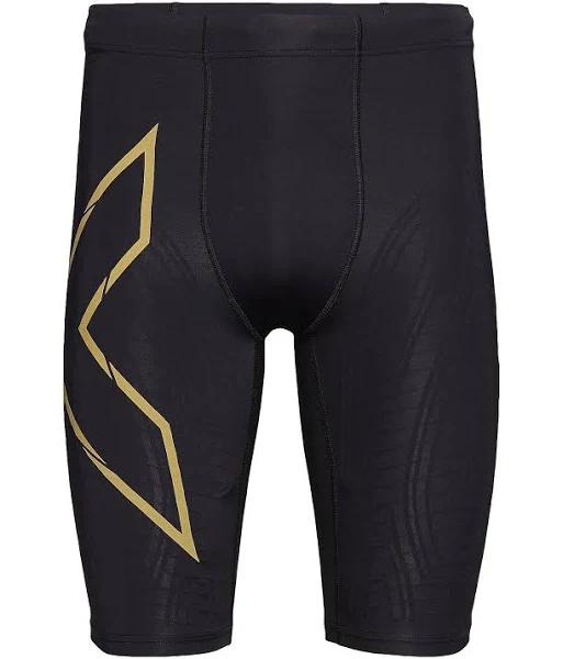 2XU Light Speed Run Compression Shorts - Black/Gold