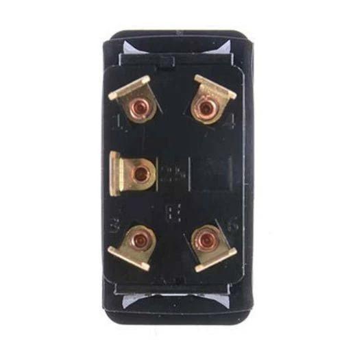 Drivetech 4x4 Rocker Zombie Light Switch On/off SPST 12 or 24V Blue Illumination - DT-11024