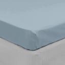 Algodon 300TC Cotton Fitted Sheet - Long Single (Silver)