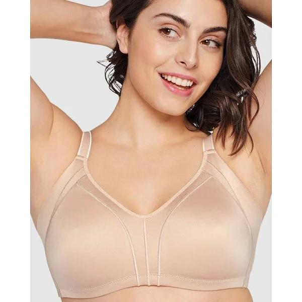 Naturana Side Smoothing Wirefree Minimiser Bra in Light Beige 24DD