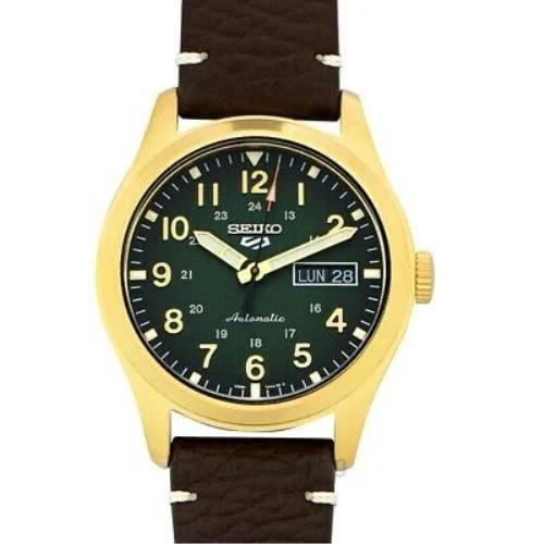 Seiko 5 Sports SRPE65 SRPE65K SRPE65K1 Green Nylon Watch