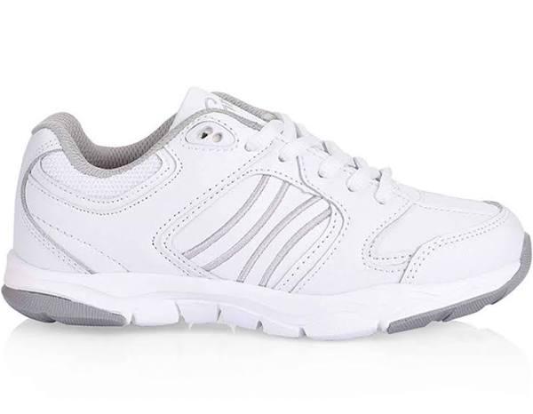 Grosby Kids' Holt Sneakers - White UK Size 12 - AfterPay & zipPay Available