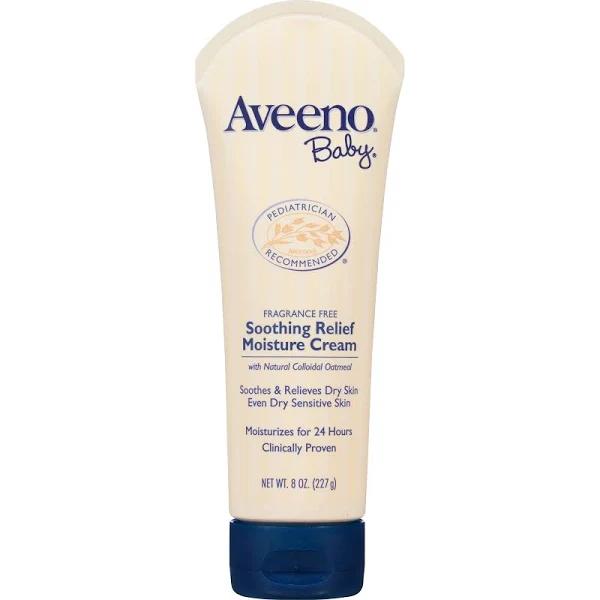 Aveeno Baby Soothing Relief Moisture Cream Fragrance Free 227 G