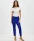 David Lawrence Sarah Compact Cotton Pant in Blue 8