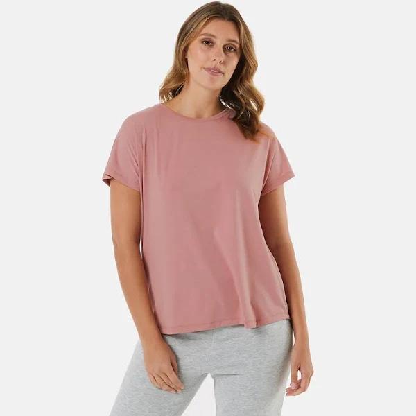 Kmart Comfort Extended Sleeve T-Shirt - Flora Pink Size: 8