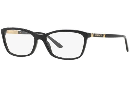 Versace VE3186 Glasses - Black GB1 - Size 54