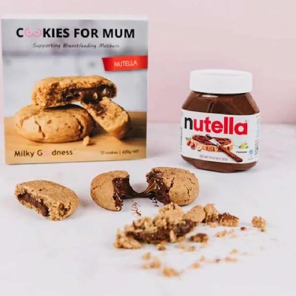 Milky Goodness Lactation Cookies - Nutella