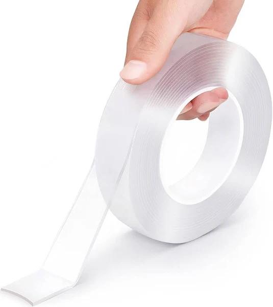 EZlifego Double Sided Tape Heavy Duty (9.85ft) Multipurpose Removable Mounting Tape Adhesive Grip Reusable Strong Sticky Wall Tape Strips