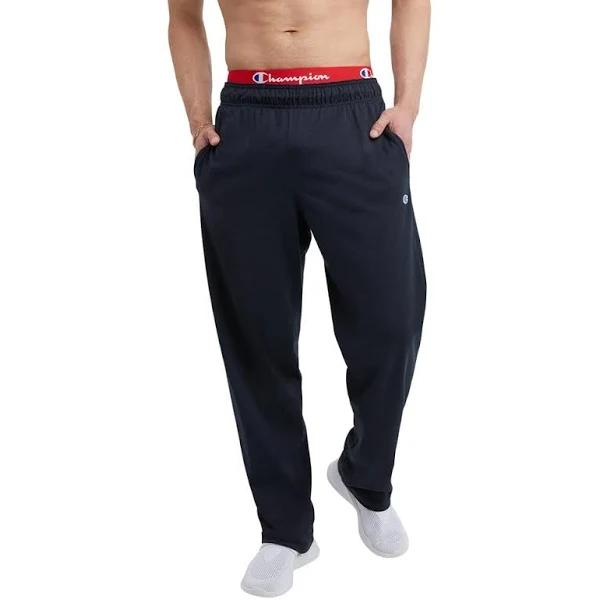 Champion Authentic Men's Open Bottom Jersey Pants P7309 407Q88 Navy L