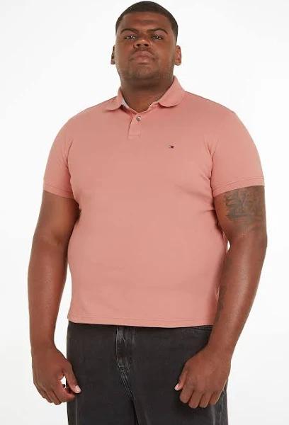 Mens Tommy Hilfiger 1985 Regular Polo Shirt - Pink