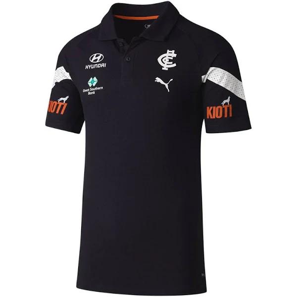 Carlton Blues 2023 Puma Mens Team Polo [Size: L]