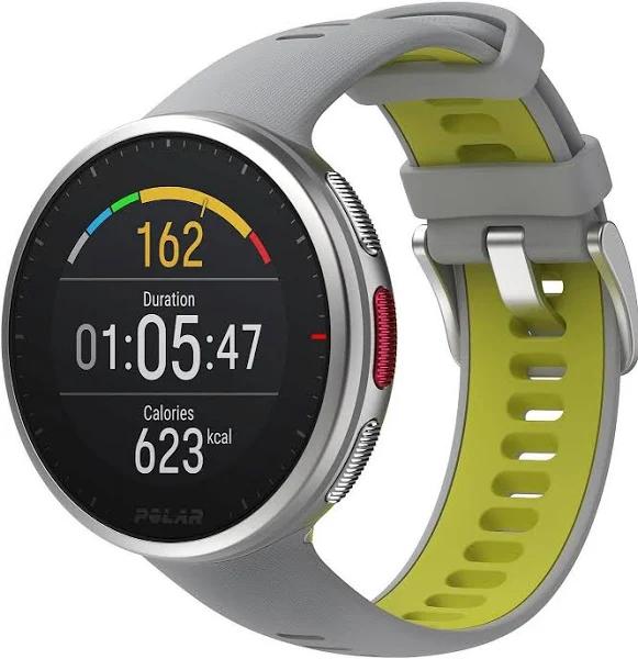 Polar Vantage V2 HR GPS Multisport Watch & H10 Sensor - Grey-Lime 90083650