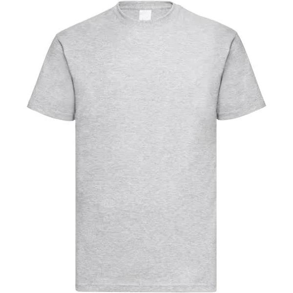 Mens Value Short Sleeve Casual T-Shirt (Grey Marl) (XXXXX Large)