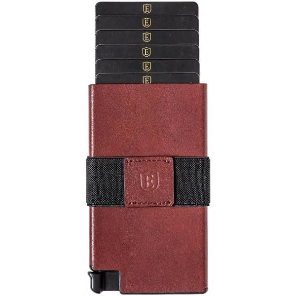 Ekster | Senate Cardholder 3.0 | Best Leather RFID Blocking Cardholder Merlot Red