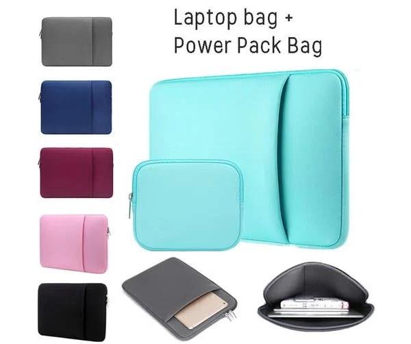 14 Inch Laptop Bag Sleeve Bag with Power Pack Bag For MacBook Air 13.3/MacBook Pro 13.3 Xiaomi Dell