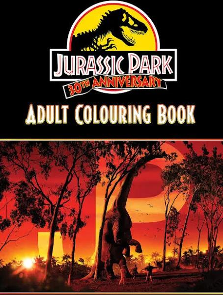 Jurassic Park 30th Anniversary: Adult Colouring Book (Universal)