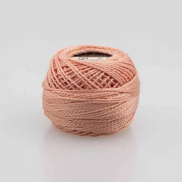 DMC Perle 5 Cotton #754 Light Peach 10g Ball 45m