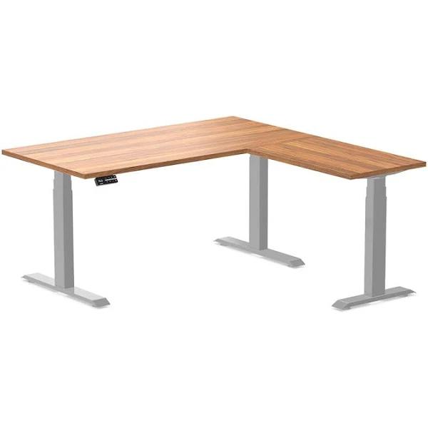 Desky Eco L-Shape Melamine Sit Stand Desk