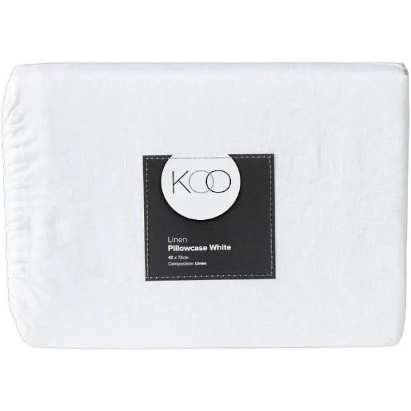 KOO Washed Linen Standard Pillowcase