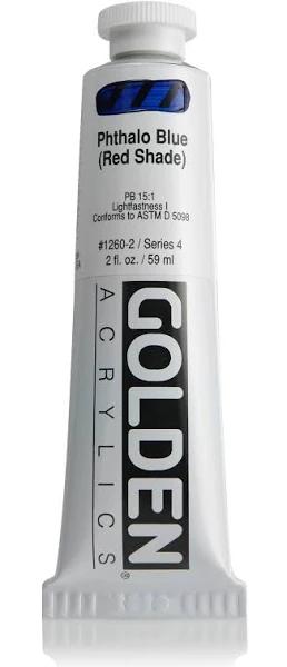 Golden Heavy Body Acrylic 59ml Phthalo Blue Red Shade