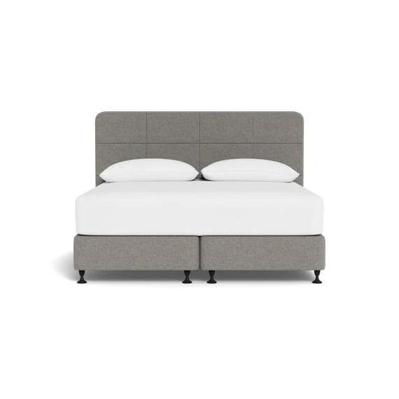 Toorak Quilted Platform Bed Silver by Freedom