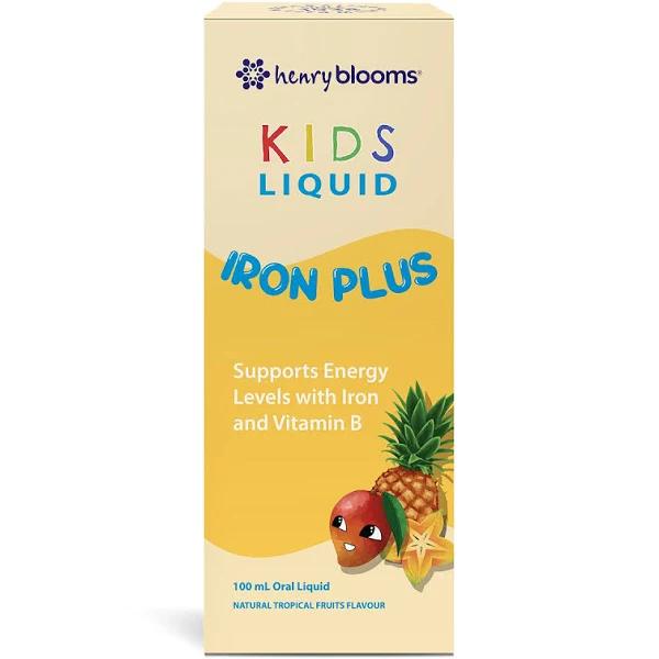 Henry Blooms Kids Liquid Iron Plus 100 ml