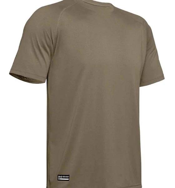 Under Armour Mens Tactical Tech Short Sleeve T-shirt- Brown L