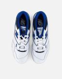 New Balance White & Blue 550 Sneakers