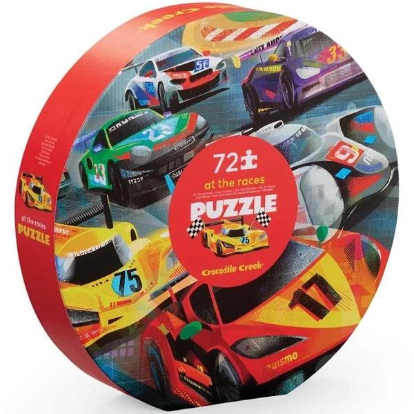 at The Races Round Box Puzzle, 72 Piece