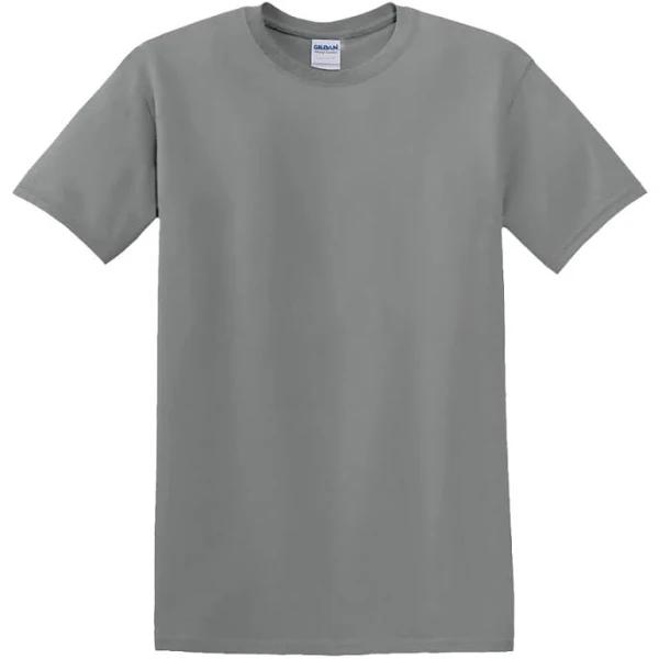 Heavy Men's T-Shirt Graphite Heather - Gildan 5000 - Size L