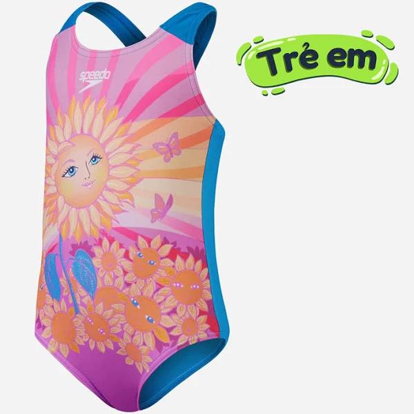 Speedo Digital Printed Swimsuit Pink 4 Years Girl 8-0797015834-4YRS