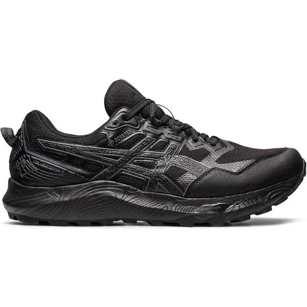 ASICS Men's GEL-Sonoma 7 G-Tx - Trail Running Shoes - Black/Carrier Grey 14